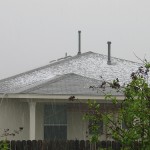 austin roof with hail