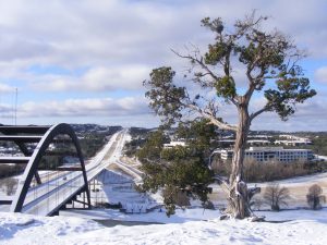 Snowstorm in Austin